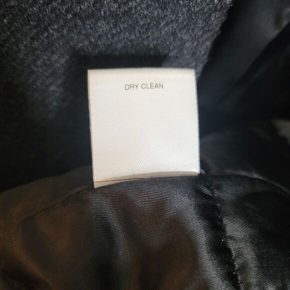 Daniel Cremieux Charcoal Gray Wool Men's Coat Double Closure Size Large - Picture 7 of 15